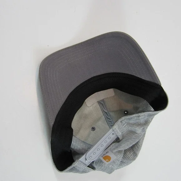 Carhartt hat gray adjustable snapback cap patch - Picture 2 of 5